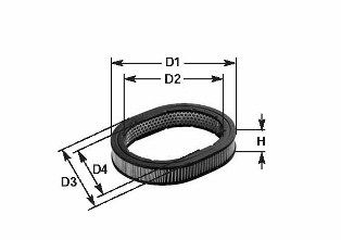 CLEAN FILTERS Gaisa filtrs MA1026